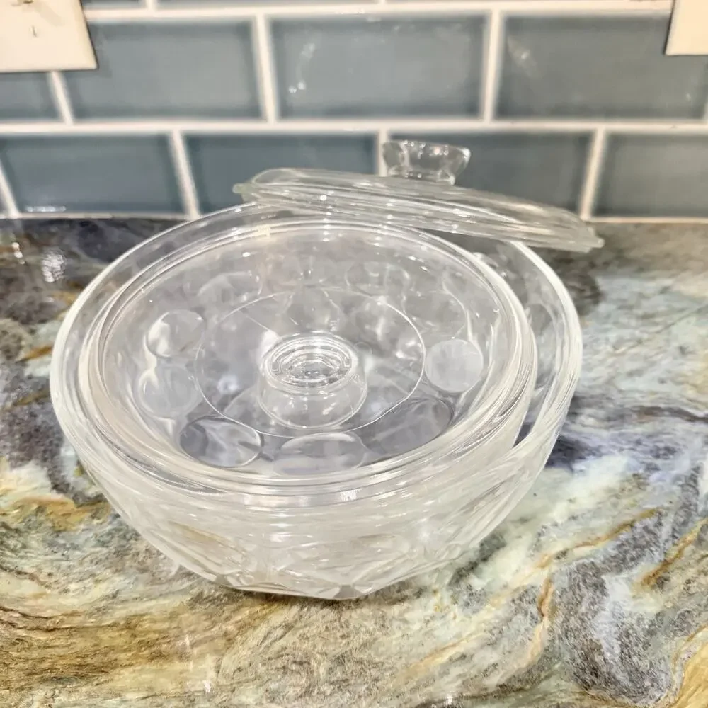PYREX Casserole w/Lids Lot Of 2 Sculptured Teardrop ~,VGC 8